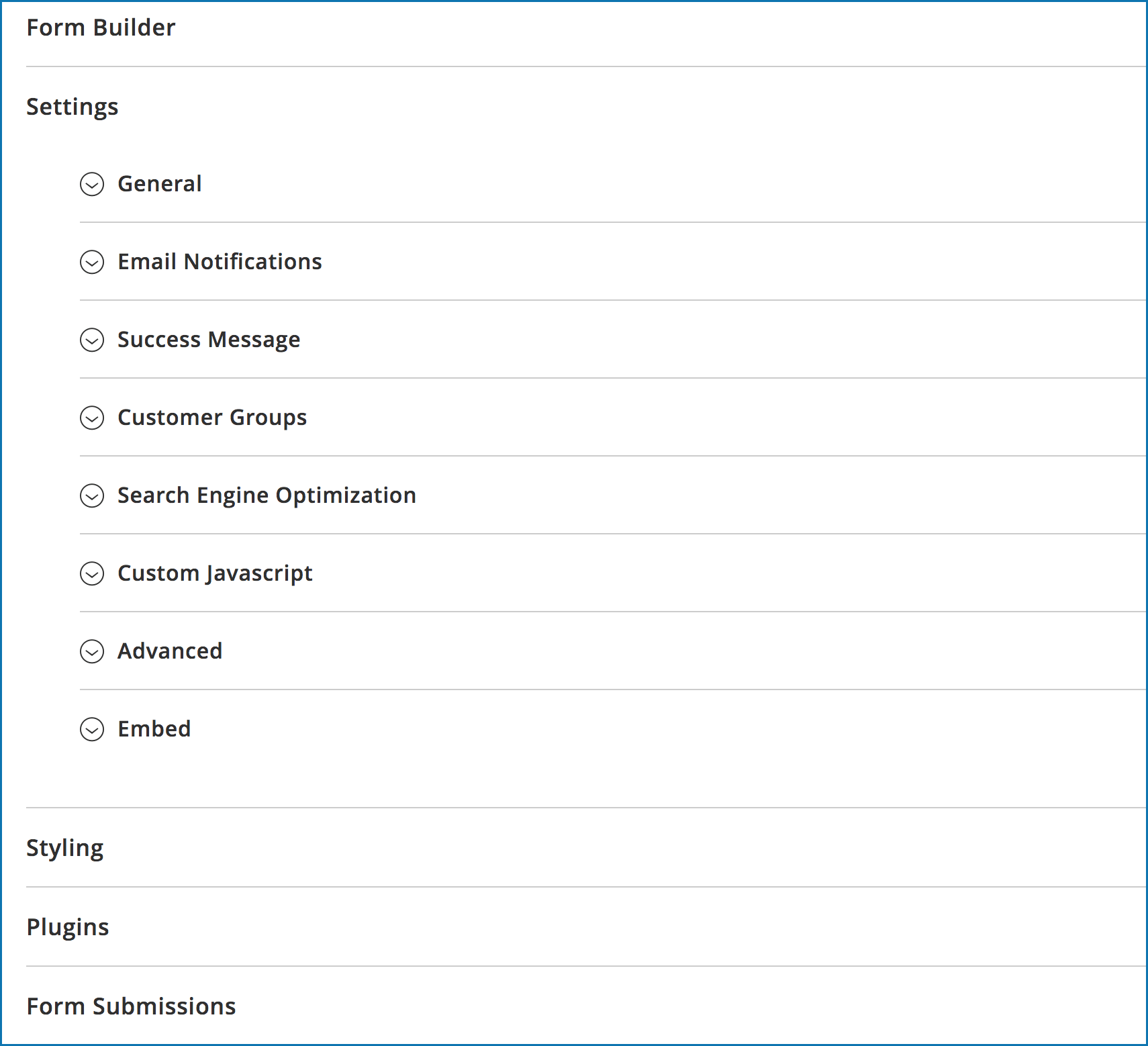 Configure Magento 2 contact form's general settings