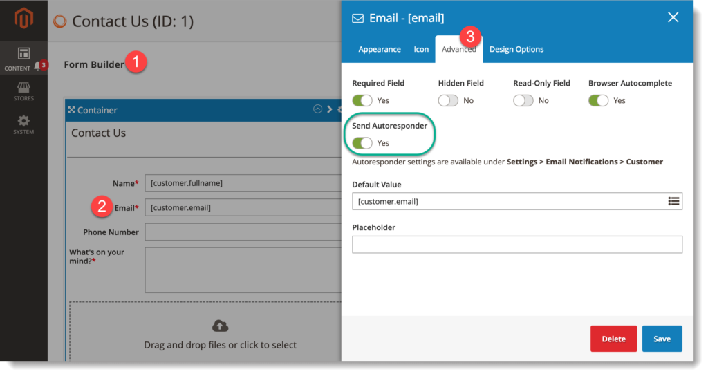 Magento 2 Form Builder _ Enable sending emails to customers