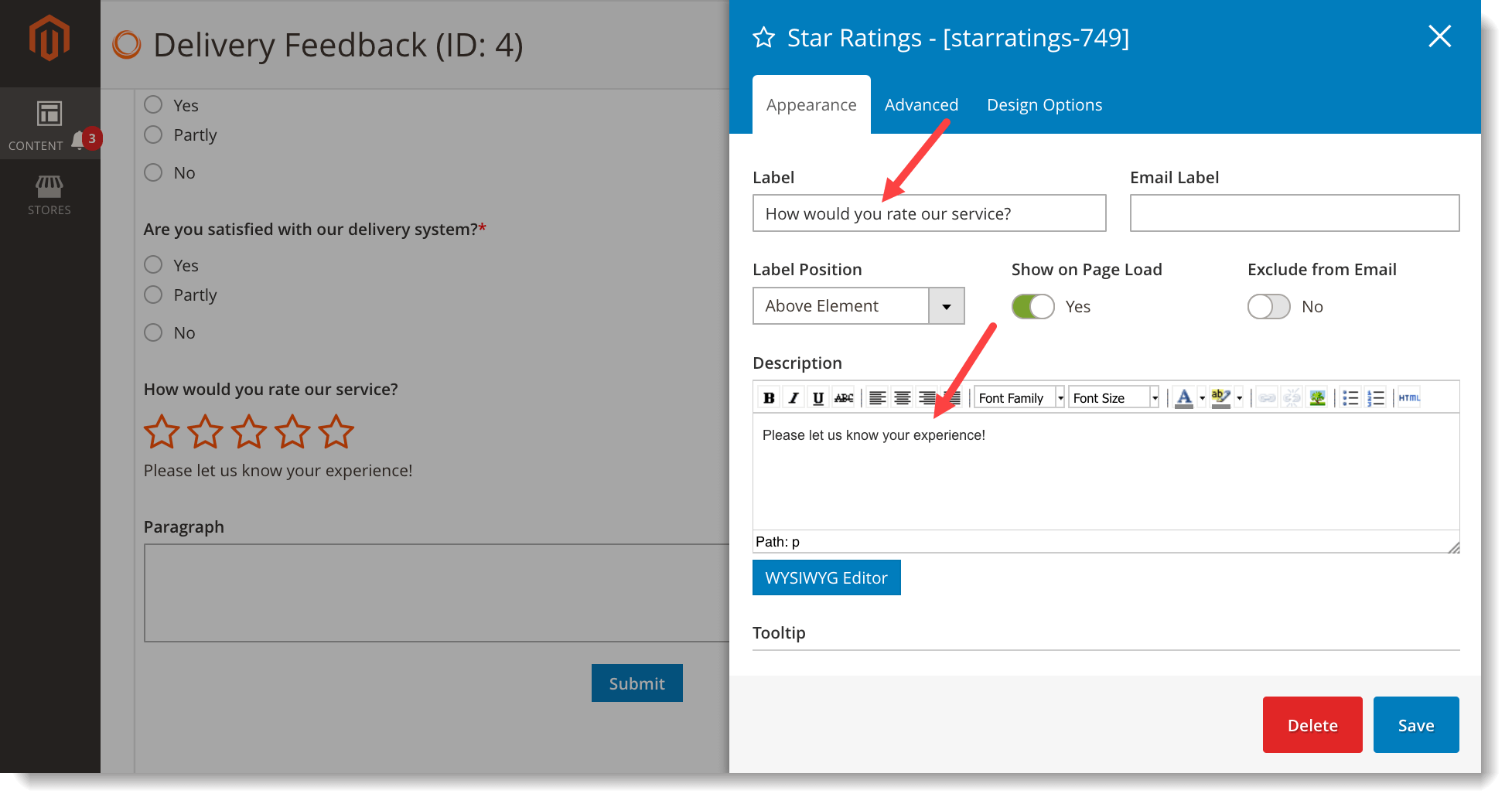 Add user ratings to Magento 2 forms _ Appearance