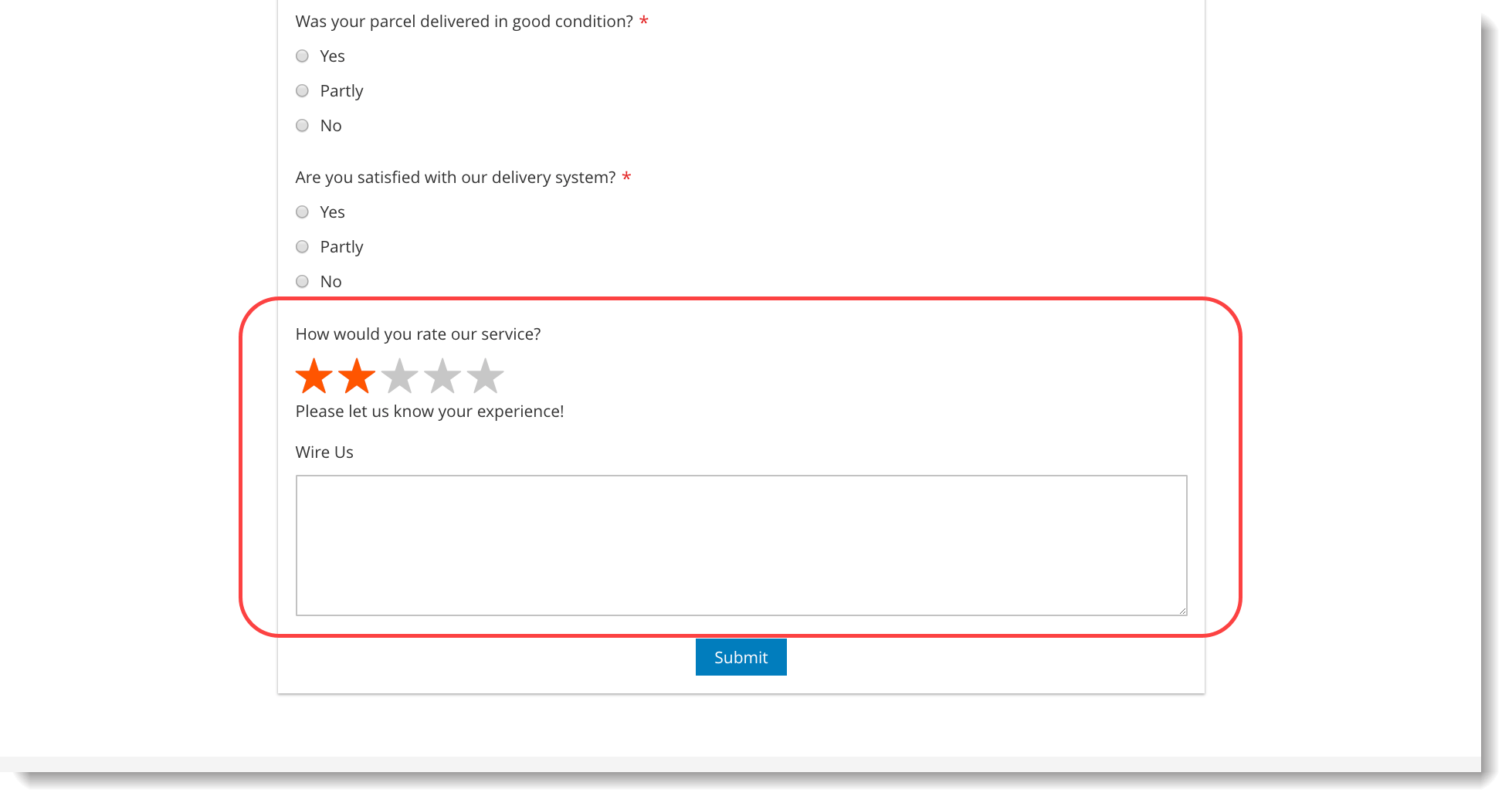 Add user ratings to Magento 2 forms _ Conditional logic with fewer than 3 stars