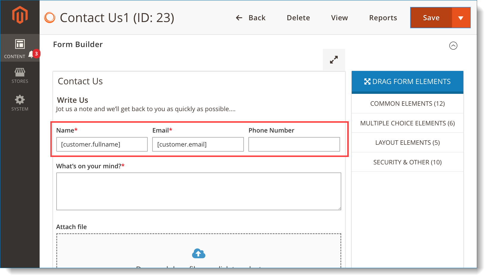 Multi-column Magento 2 form _ Resize element _ 3 columns