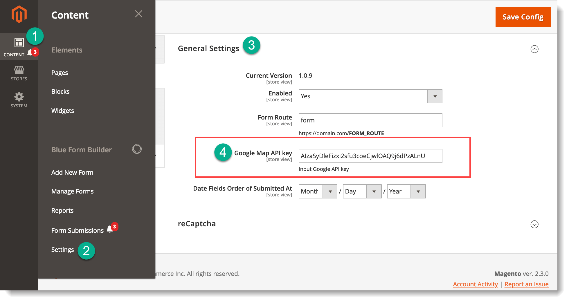 How to Add Google Maps to Contact Form in Blue Form Builder - Magezon