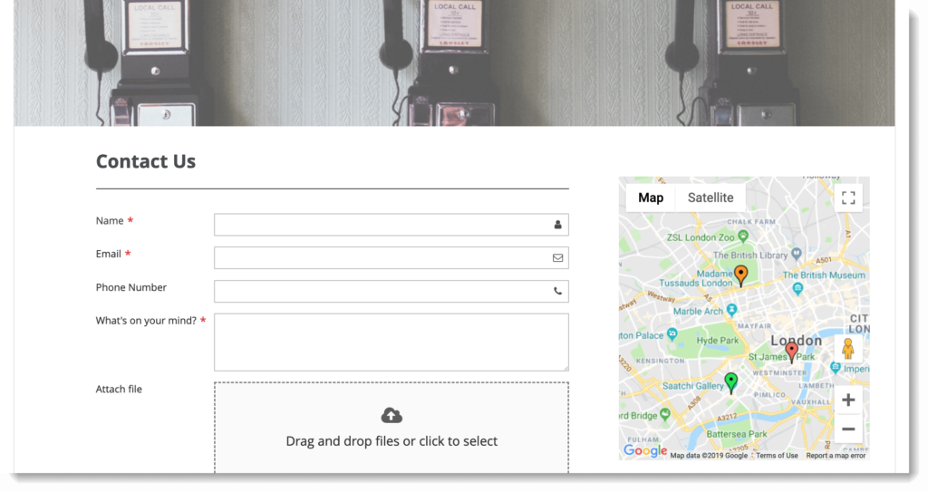 Magento 2 form builder _ Google Maps on frontend