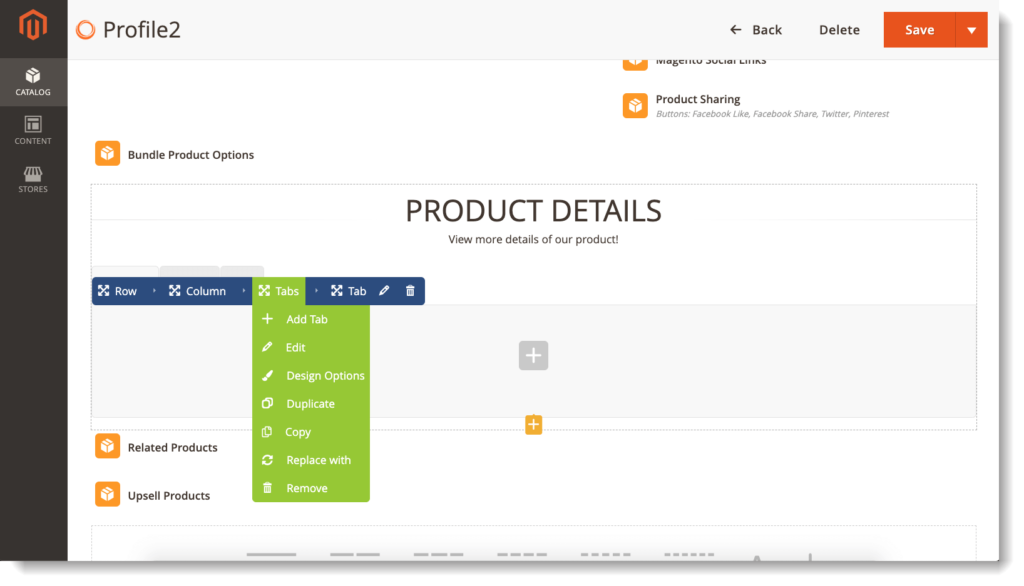 Customize Magento 2 product tabs _ Customize whole tabs 2