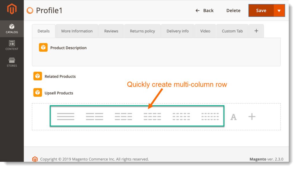 Magento 2 Single Product Page Builder _ Quickly create multi column row