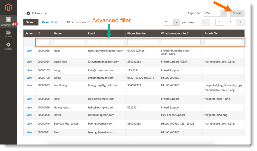 Blue Form Builder 2 Release _ Submission grid in Report plugin