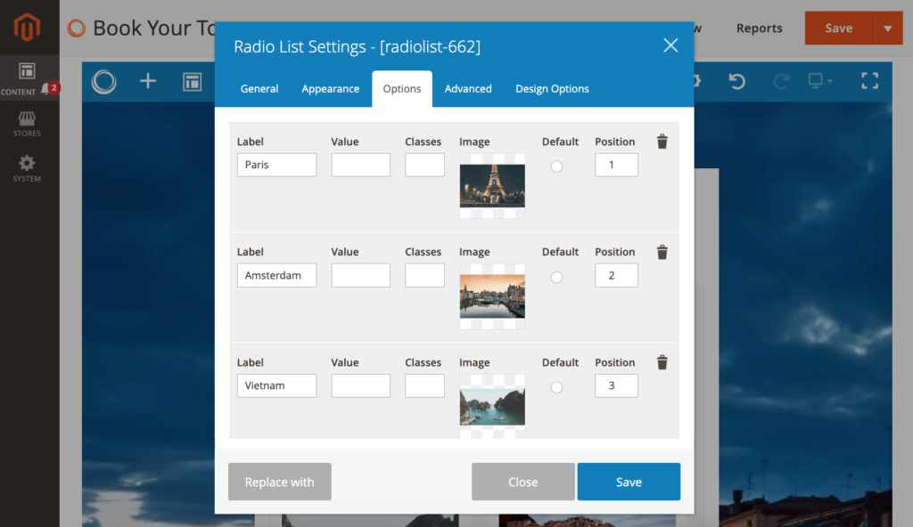 Blue Form Builder 2 Release _ Upload images as options in radio list element