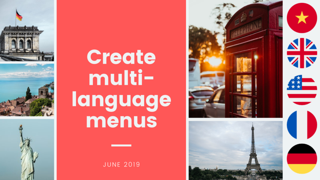 Create multi-language menus with Ninja Menus