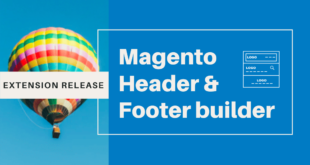 Magento 2 Header & Footer Builder released