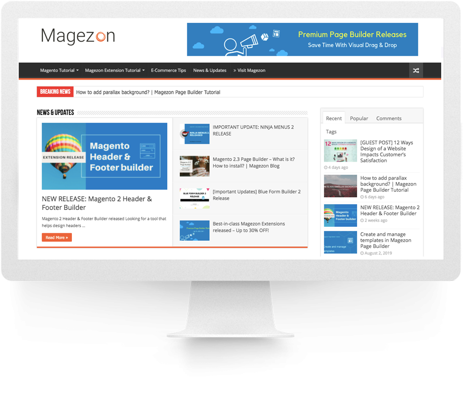 Magezon Blog extension
