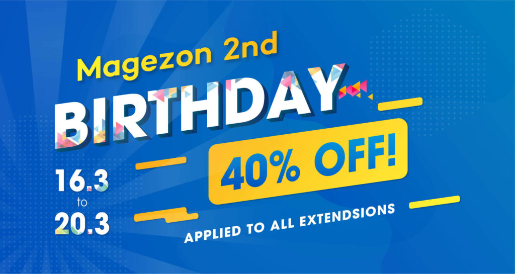 Magezon Birthday Flash Sale | 40% OFF