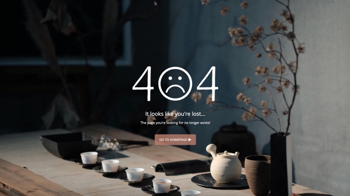 a 404 page