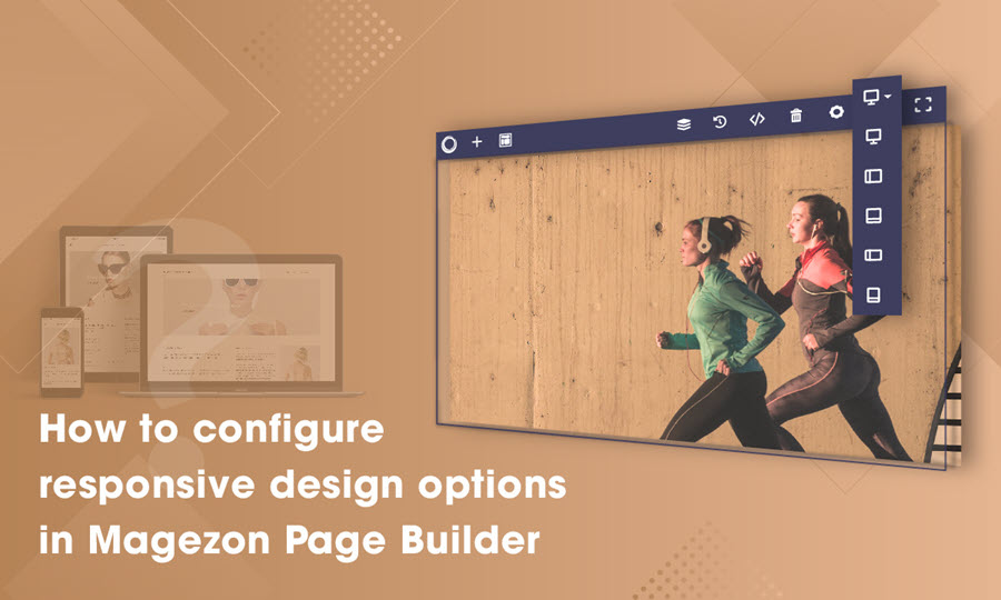 How to configure responsive design options in Magezon Page Builder