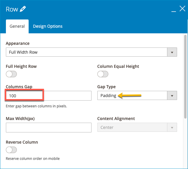 Spacing Columns By Gap Type And Column Gap In Magezon Page Builder