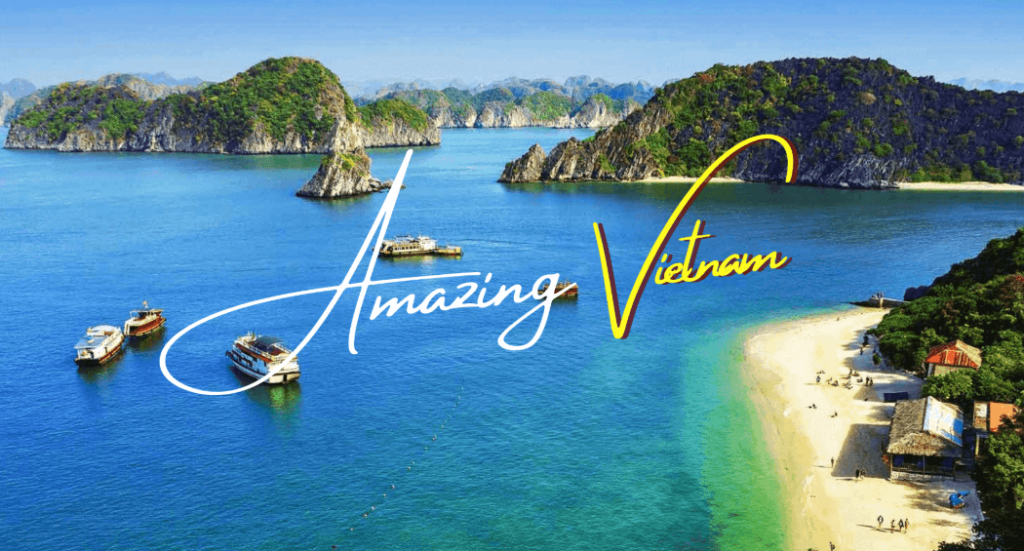 Banner of Amazing Vietnam sample landing page