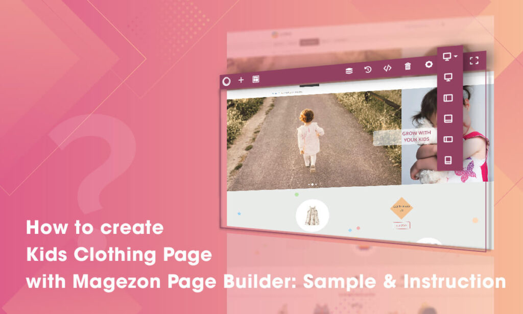 How to create kids clothing page with Magezon Page Builder