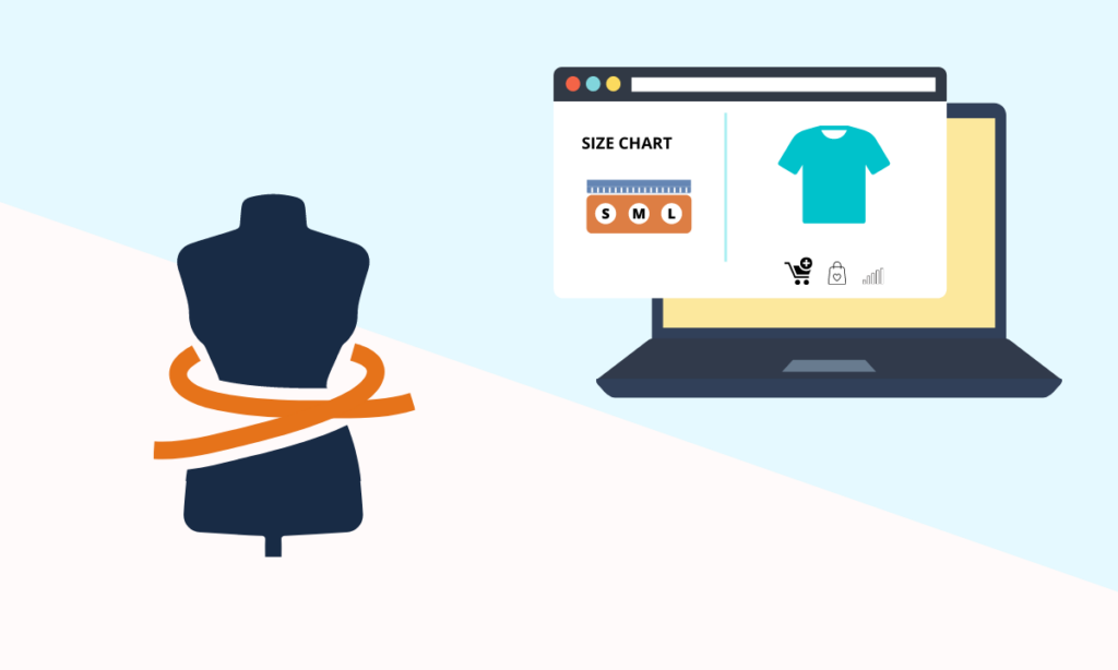 How to create size chart on product page 