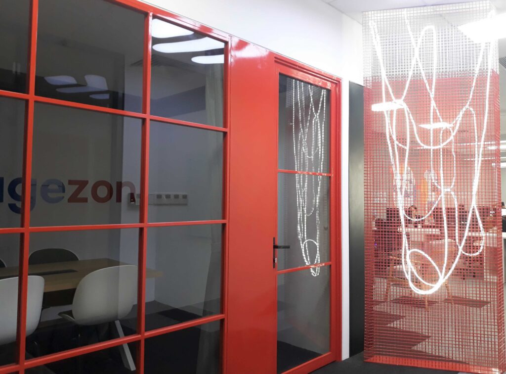 Magezon office door