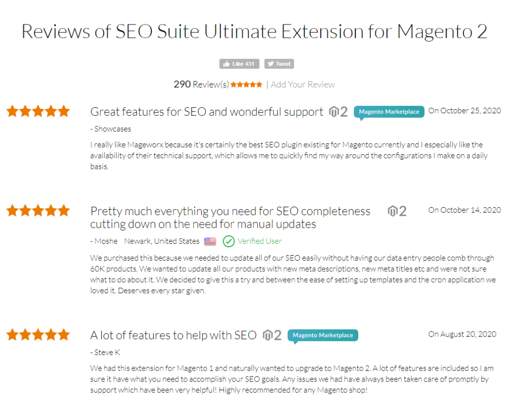 Review of SEO suite extension on mageworx