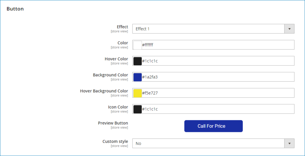 configure button section