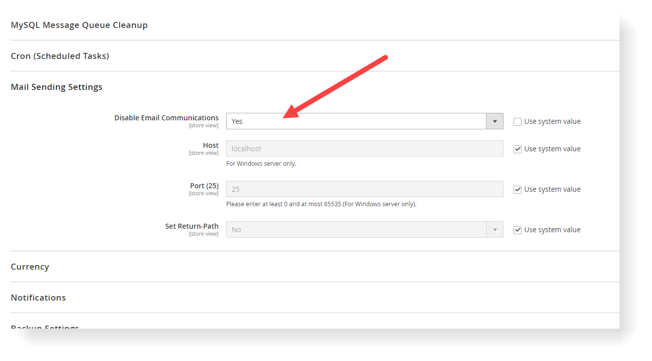 How to Disable Notification Emails in Magento? Magezon