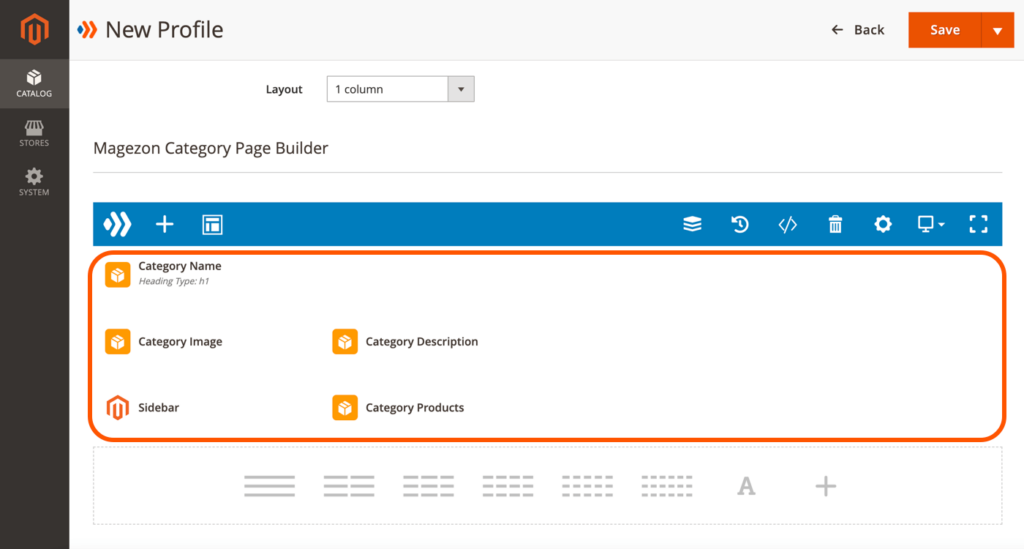 Example layout