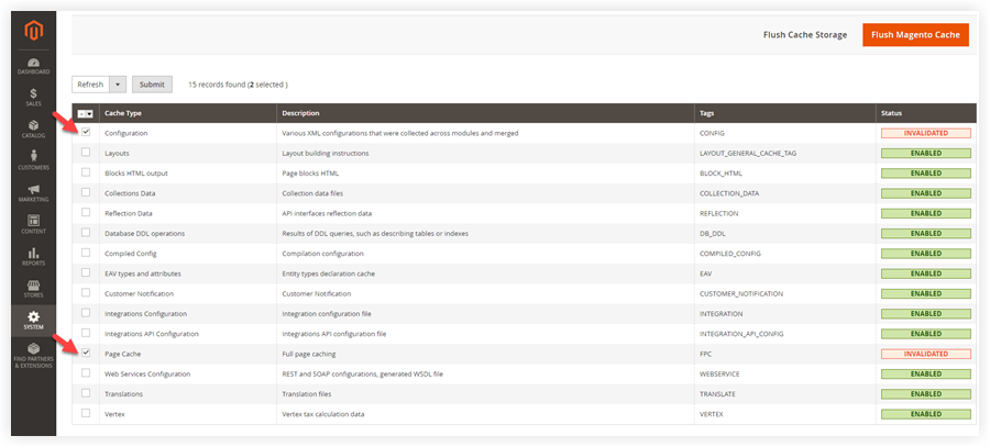 Tick Configuration and Page Cache