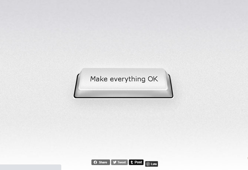 The magic button — Make Everything OK 