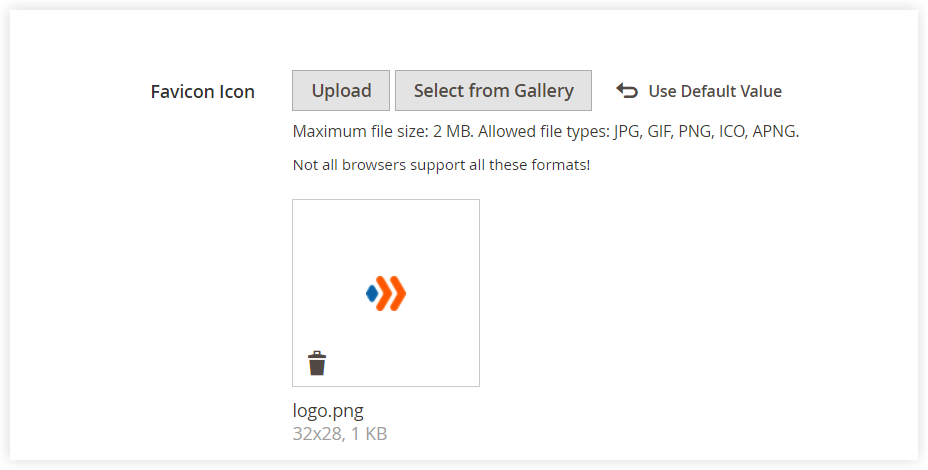 Delete the current favicon | change the favicon in Magento 2