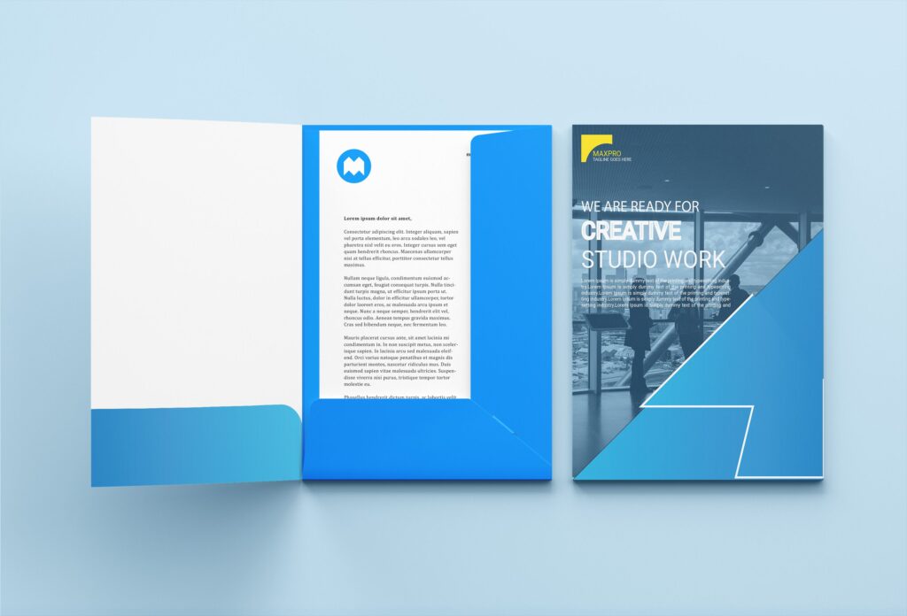 examples of marketing materials - folder