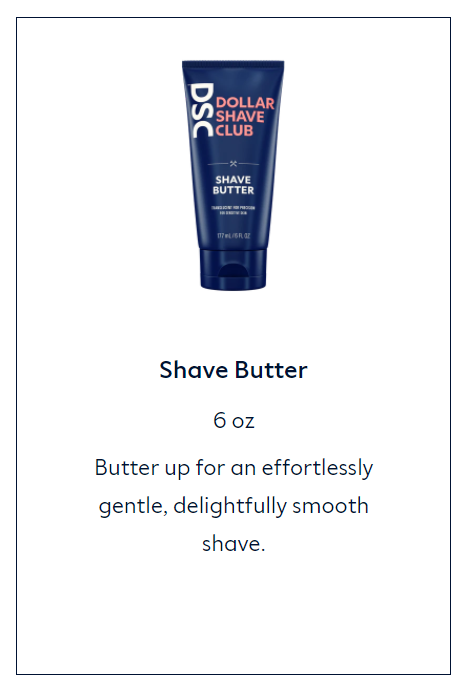Dollar Shave Club’s creative product descriptions 