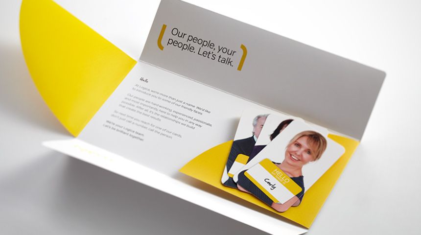 printed material for marketing