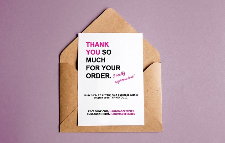 thank you card