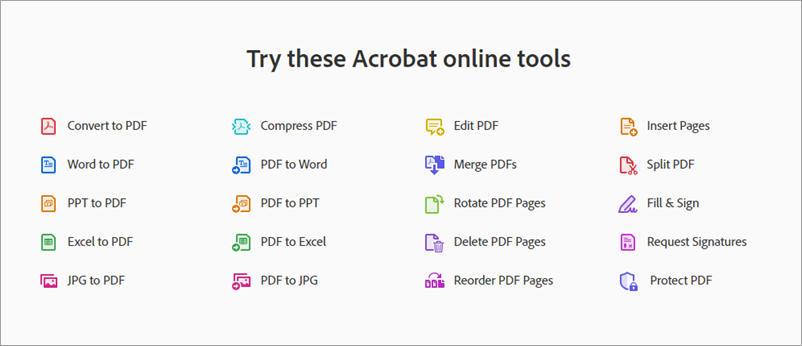 With this online tool, you just need to drag and drop a file from your computer into the website to convert it to PDF. 