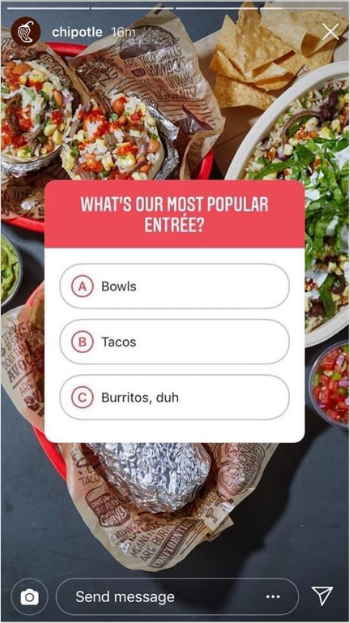 Quiz sticker | Instagram Story ideas for business