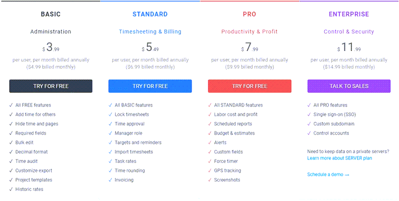 clockify-pricing