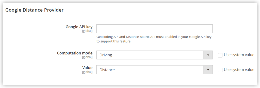 google-distance-provider