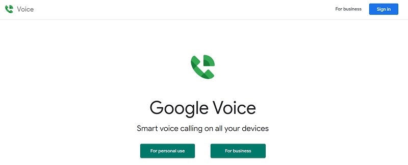 Google Voice for businesses