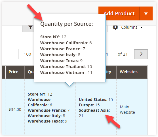 quantity per source in magento 2 multi source inventory