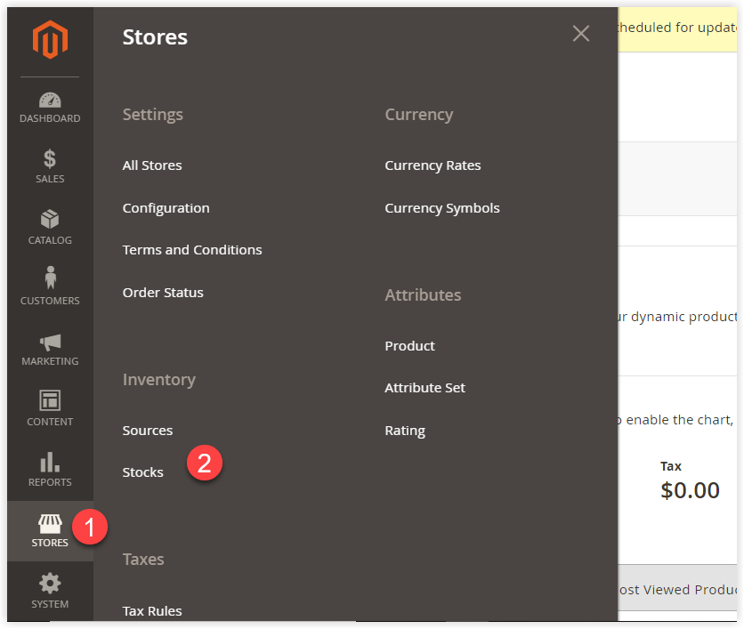 stocks - magento 2 multi stock inventory MSI