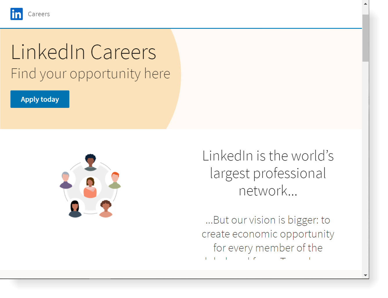 linkedin-company-career-site