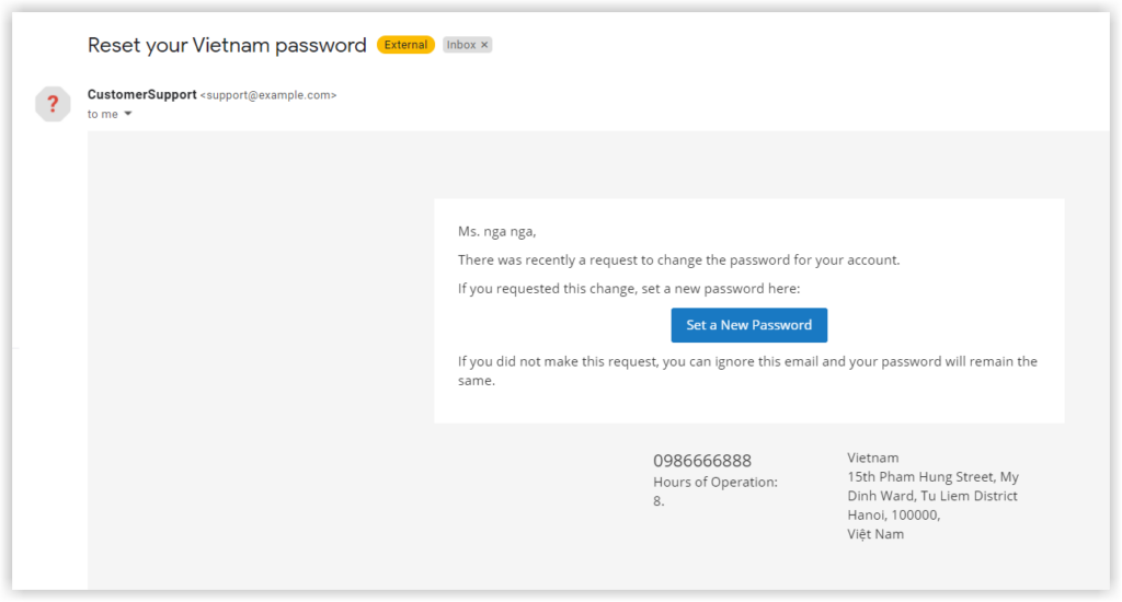 reset password when creating a new magento 2 customer account 