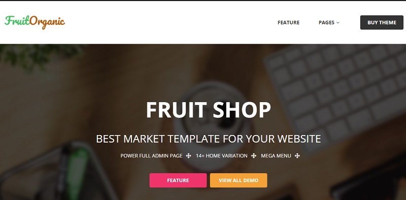 Fruit Shop - Organic Food Magento 2 Theme