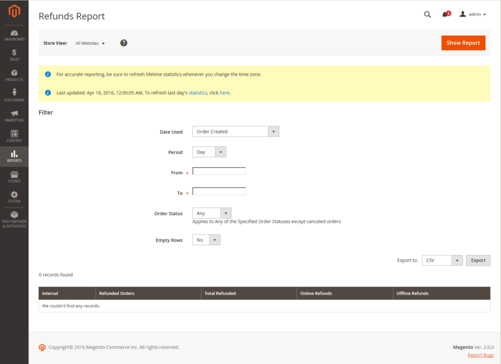 magento-sales-refunds-reports