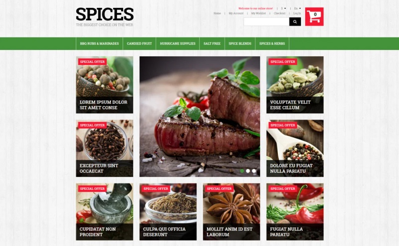 Spiced Dishes For Health Theme