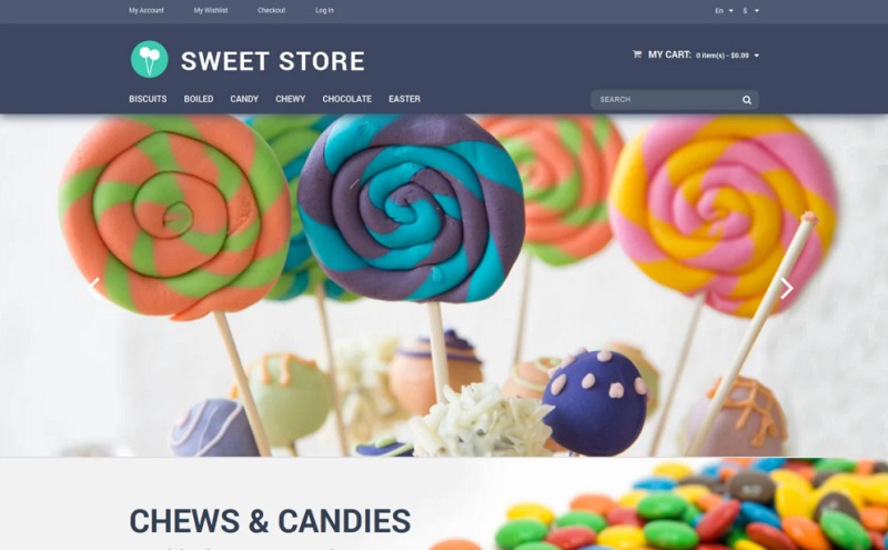 Candy Web Store Magento Theme 