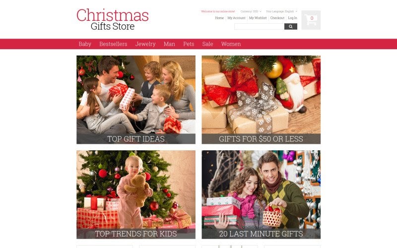 christmas gifts magento christmas theme decorations