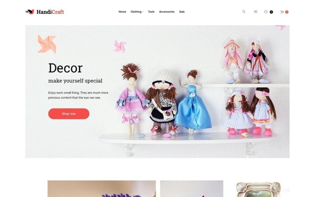 handicraft handmade magento christmas theme