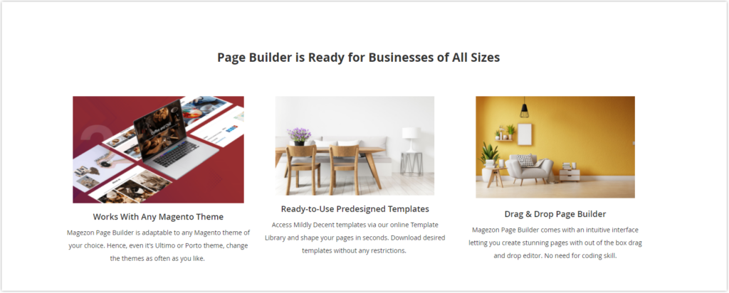 magento 2 real landing page part 4-drag and drop site builder open source & commerce