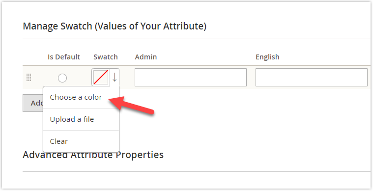 Use Color for Magento 2 Color Swatches